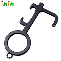 Zinc alloy gold silver black multi-function key chain