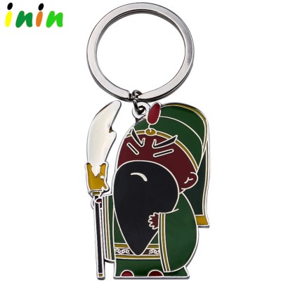 Metal die casting custom traditional opera enamel epoxy keychain